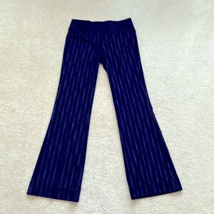 Faconnable PINSTRIPED stretch cuffed pants Super flattering, made in France